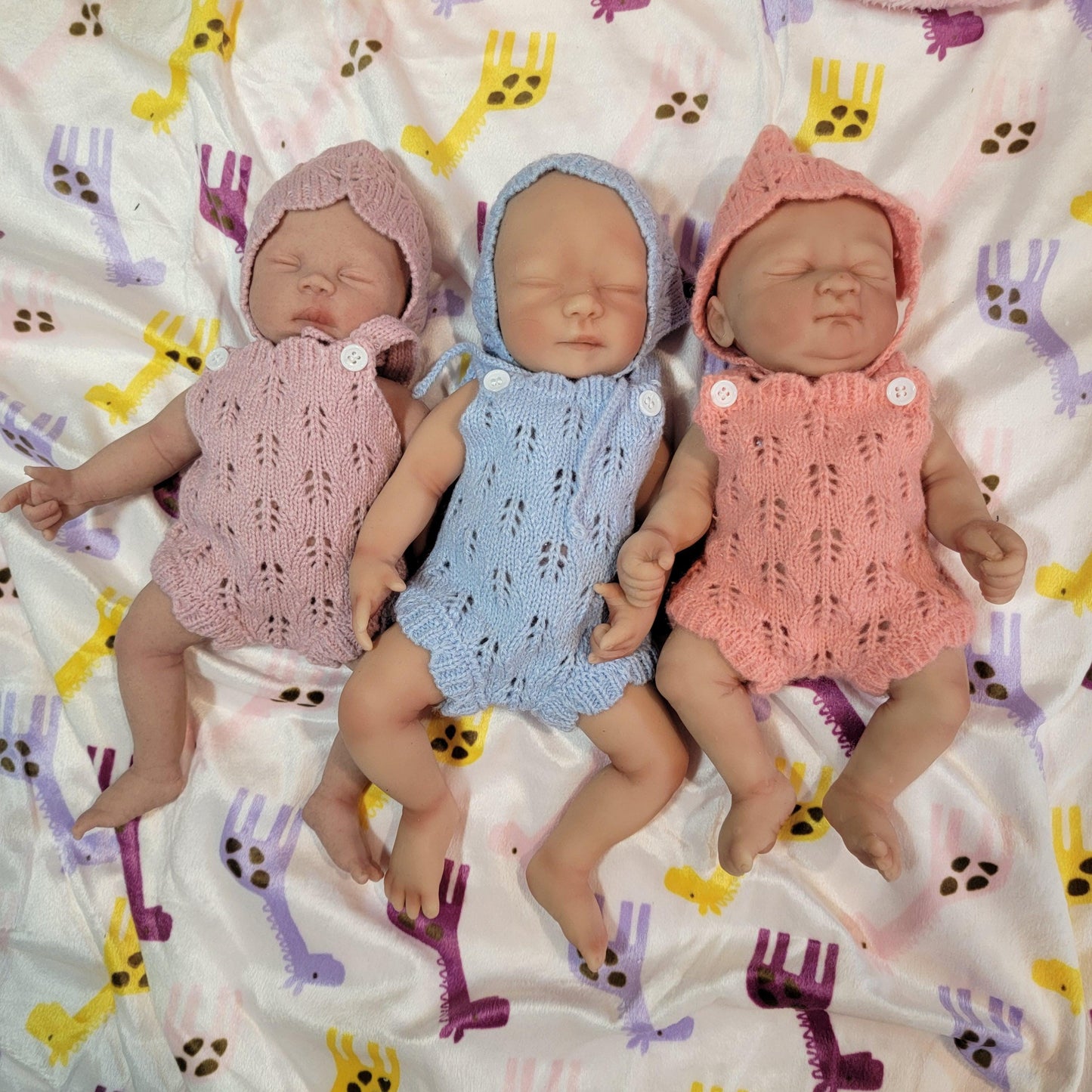 2 Piece Crochet Romper Doll Outfit