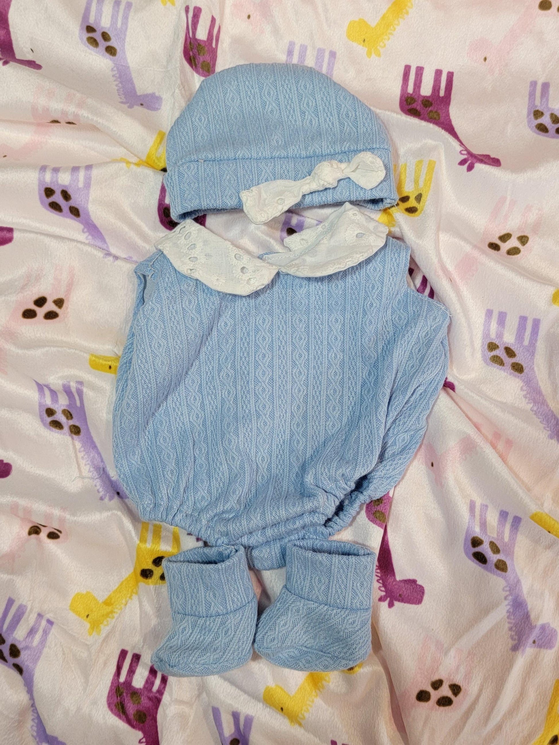 3 Piece Romper Baby Doll Outfit
