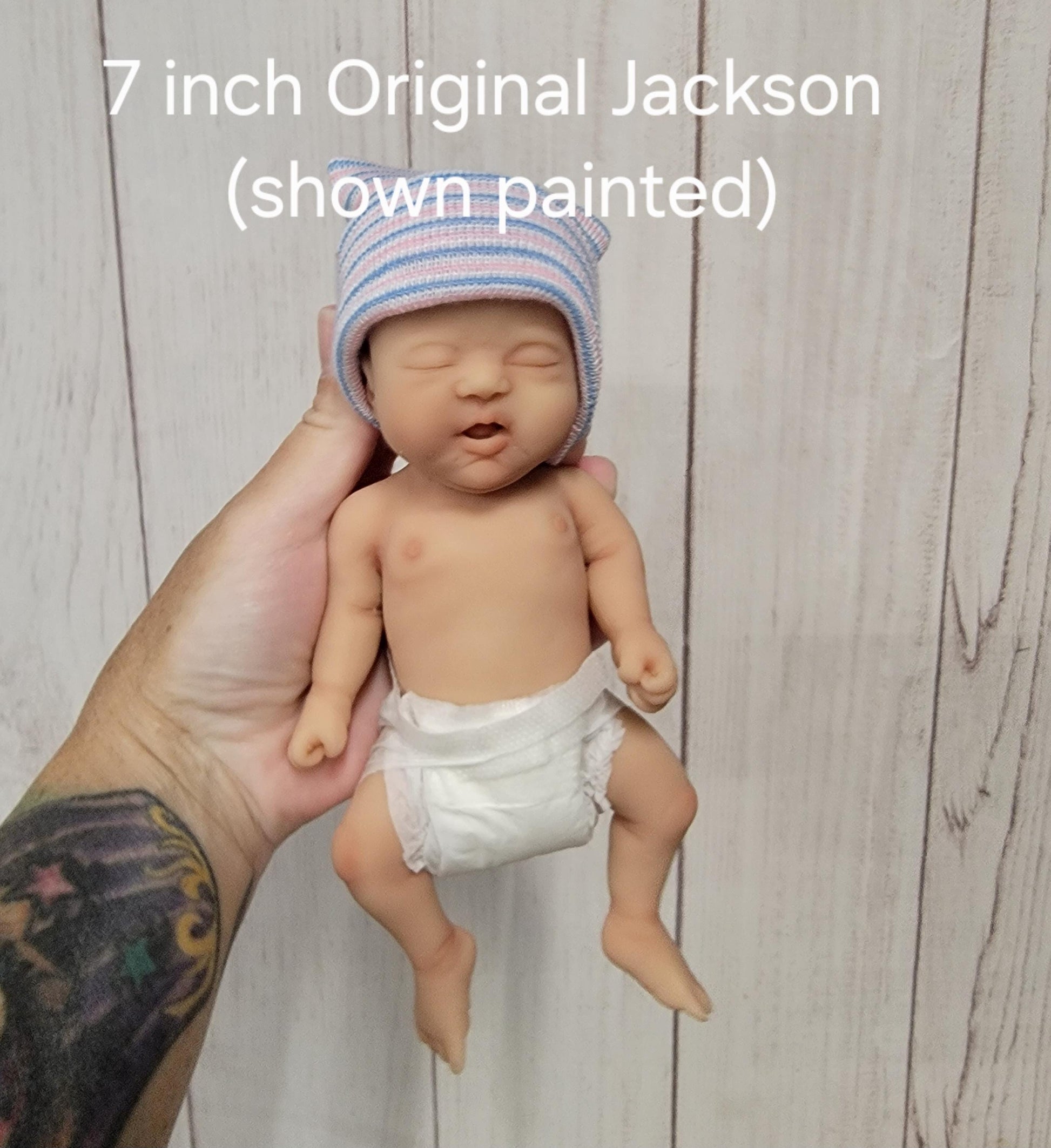 First Edition Unpainted Silicone Baby Dolls – Reborn Kits 6-9.5 inch