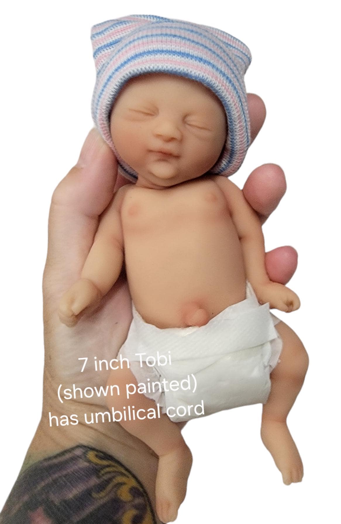 First Edition Unpainted Silicone Baby Dolls – Reborn Kits 6-9.5 inch