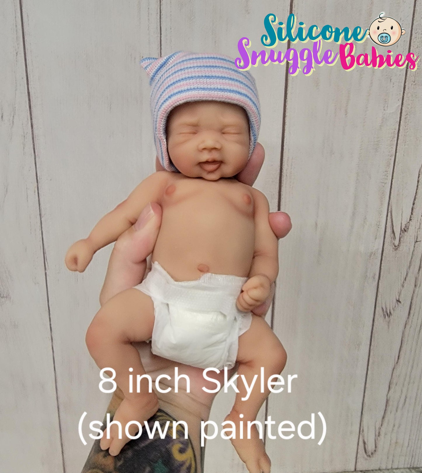 First Edition Unpainted Silicone Baby Dolls – Reborn Kits 6-9.5 inch