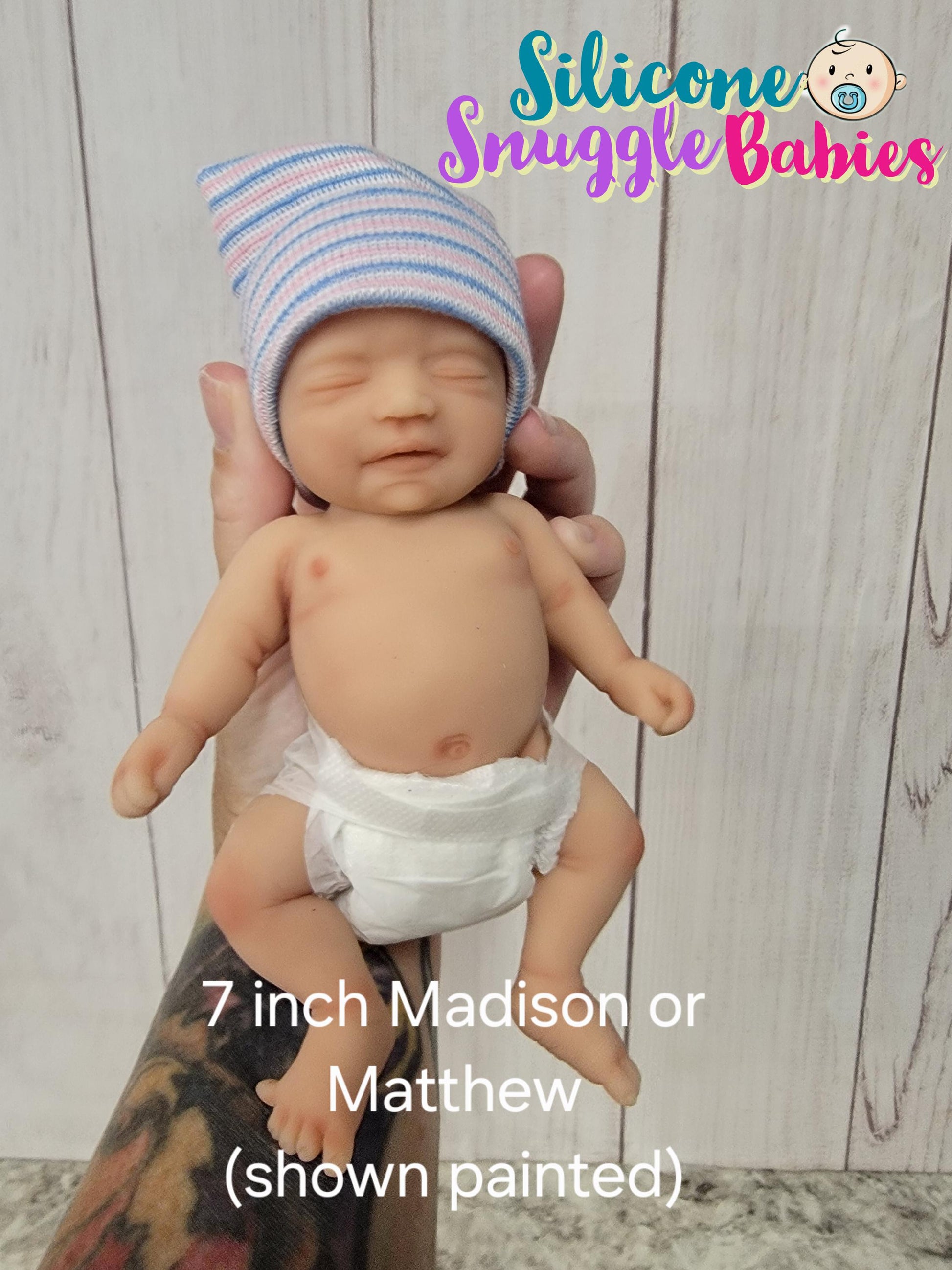 First Edition Unpainted Silicone Baby Dolls – Reborn Kits 6-9.5 inch