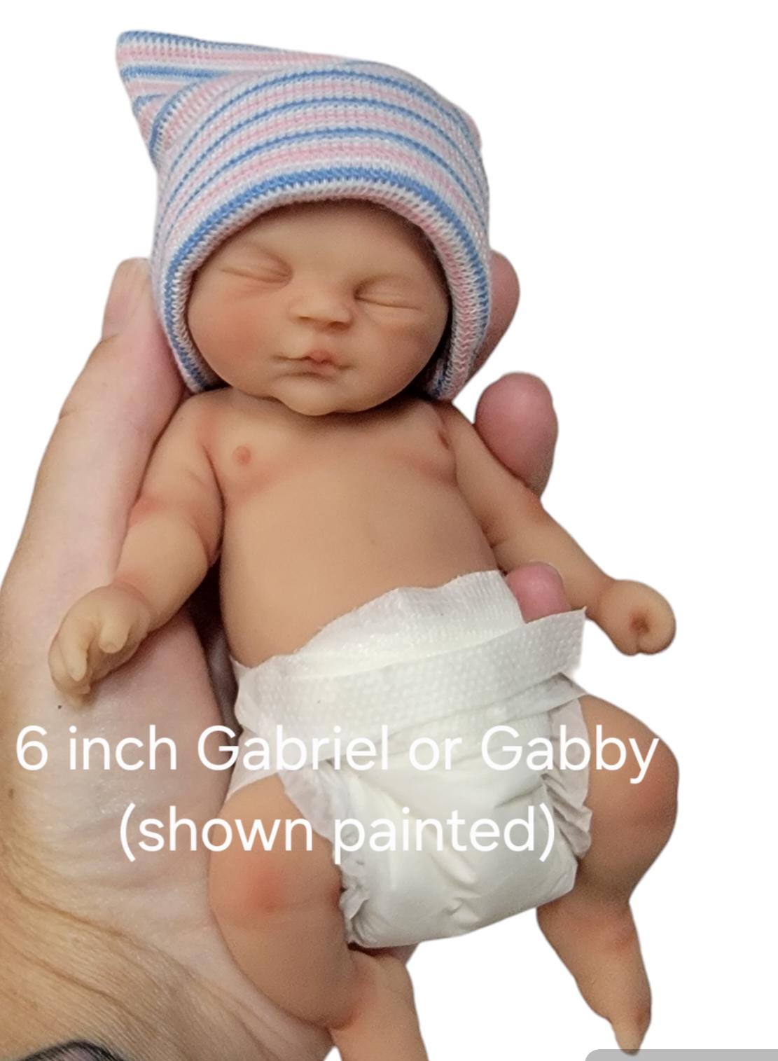 First Edition Unpainted Silicone Baby Dolls – Reborn Kits 6-9.5 inch