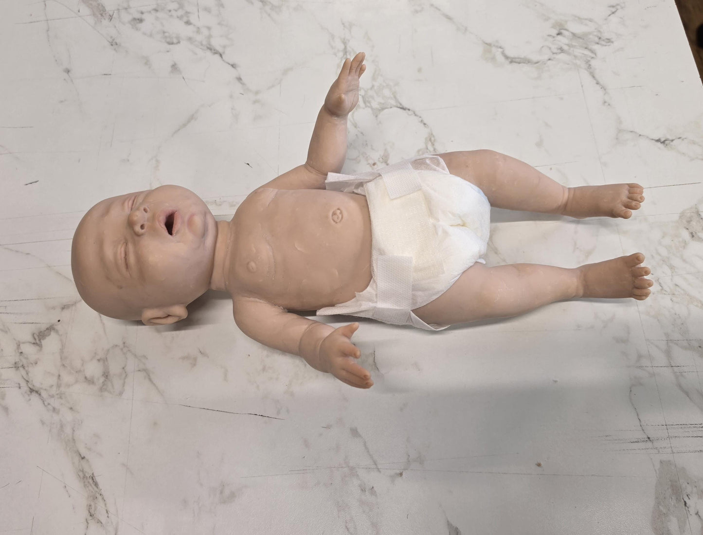 PRE ORDER Authentic 14" Silicone Baby Doll "Sawyer" Enhanced Realism Edition Handmade by Artist