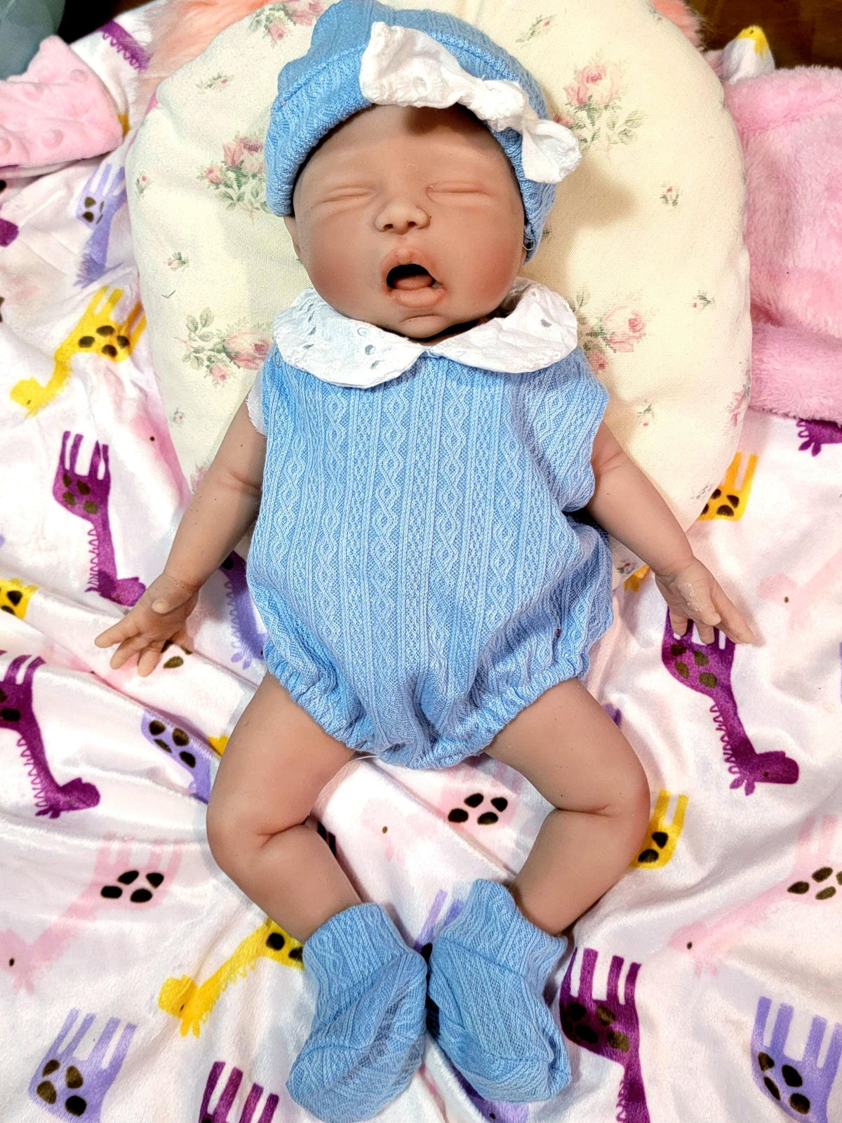 Authentic 16" Silicone Baby Doll "Charlie" Enhanced Realism Edition Handmade by Artist