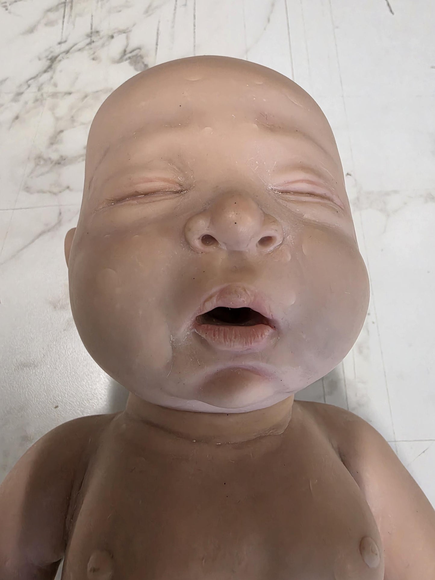 PRE ORDER Authentic 14" Silicone Baby Doll "Sawyer" Enhanced Realism Edition Handmade by Artist