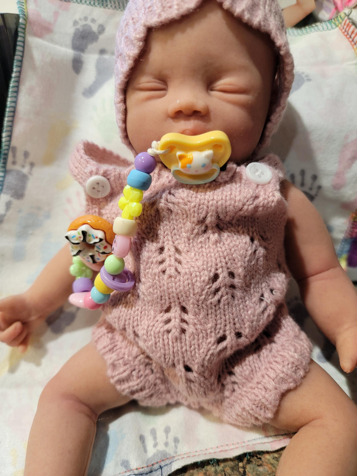 Authentic 10" Silicone Baby Doll - "Casey" Enhanced Realism Edition Handmade by Artist