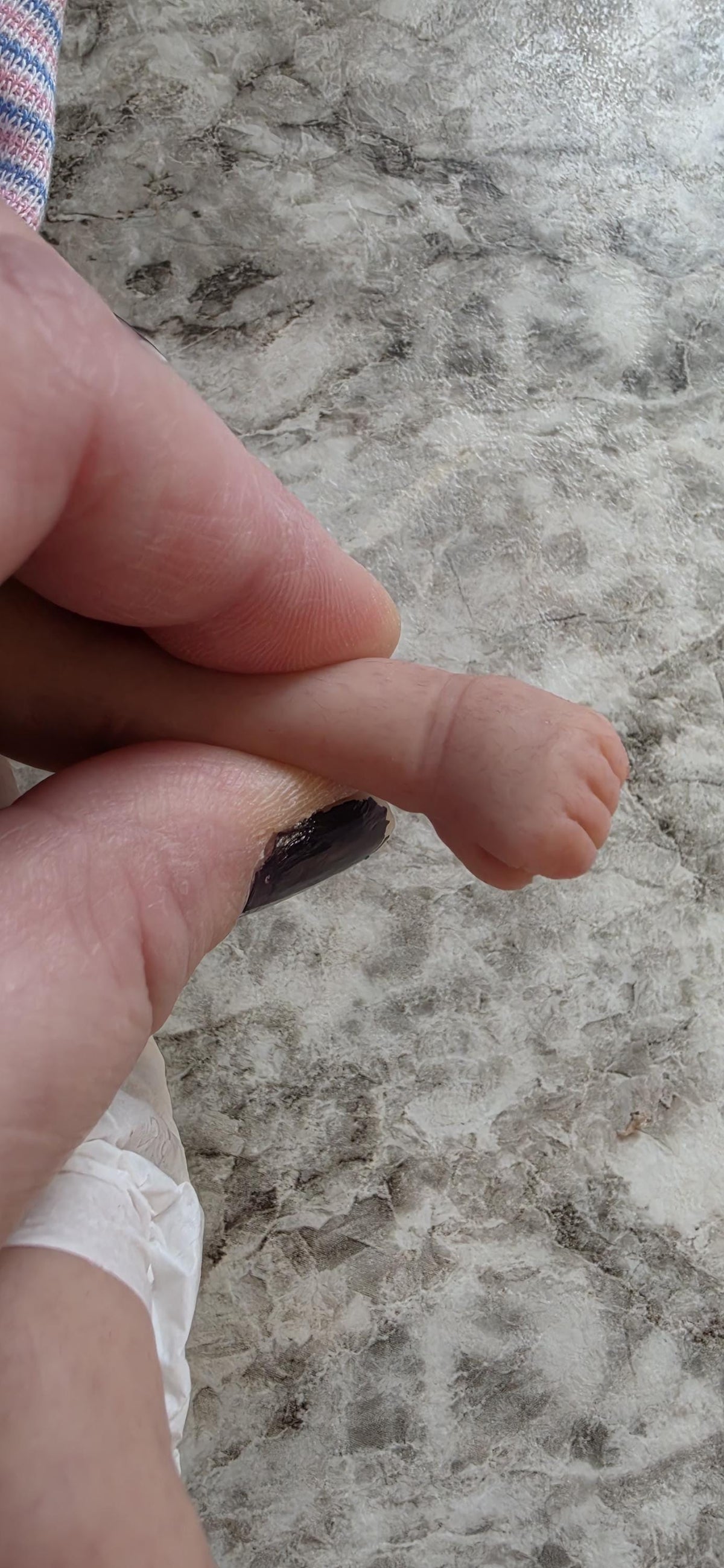 Authentic 7.5" Silicone Baby Girl Doll - "Avery" Enhanced Realism Edition Handmade by Artist