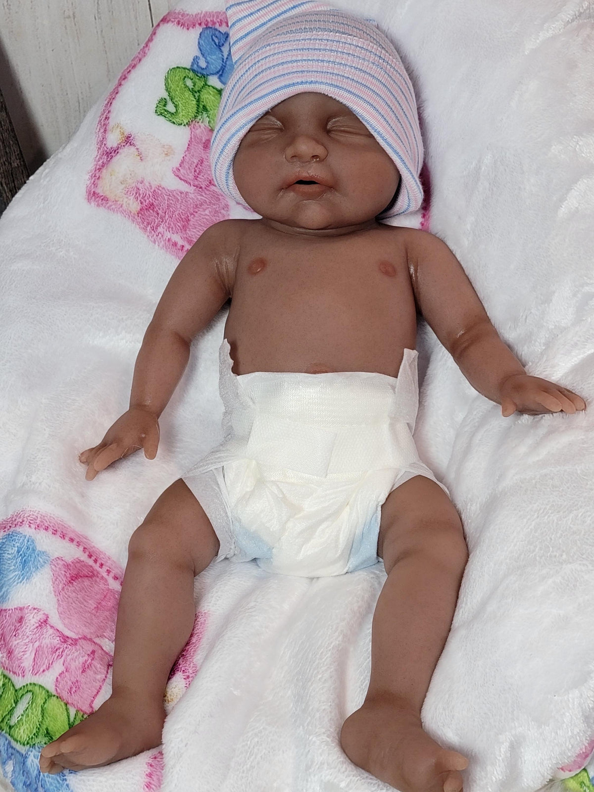 Authentic 14" Silicone Baby Doll Enhanced Realism Edition - Emerson Handmade by Artist