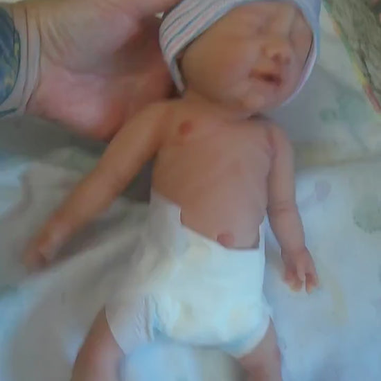 Silicone Baby Boy Doll 12 inch "Oliver"