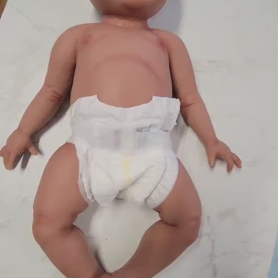 Silicone Baby Doll Girl or Boy 22 inch "Riley"