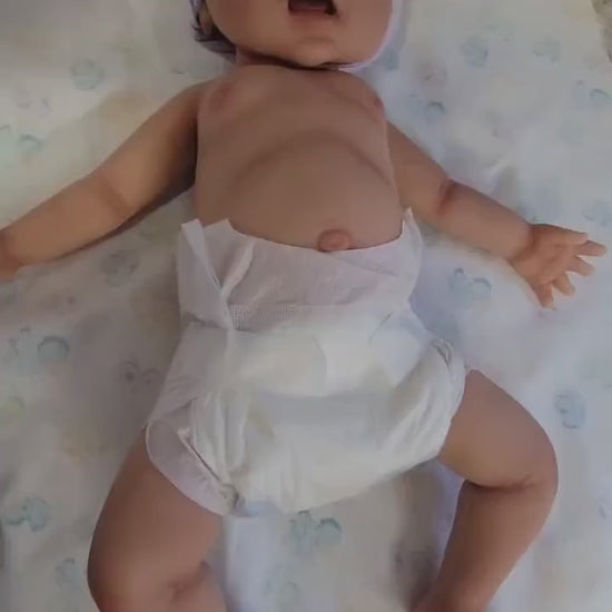 Silicone Baby Doll 16 inch Boy or Girl "Charlie"