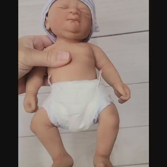 Drink and Wet Silicone Baby Doll 10 inch "Laila" or "Liam"