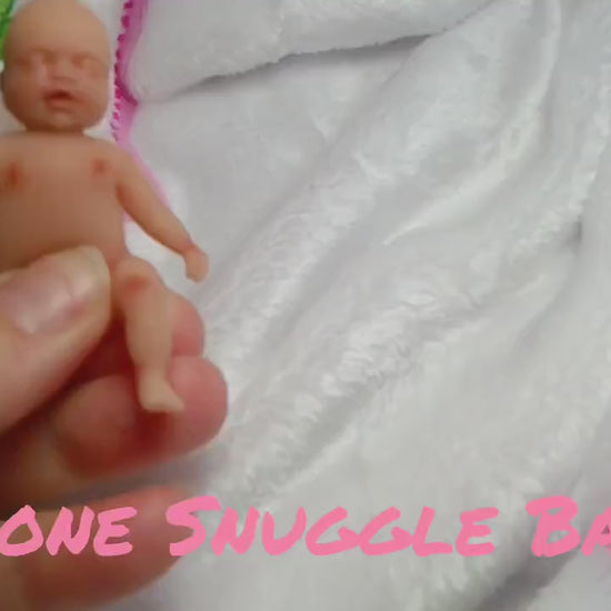 Authentic 2.5" Silicone Baby Doll "Jamie" New Enhanced Realism Edition Handmade by Artist