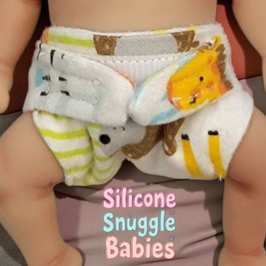 Reusable Flannel Doll Diaper