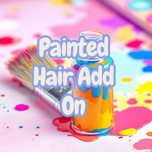 Painted Hair Add-On Option